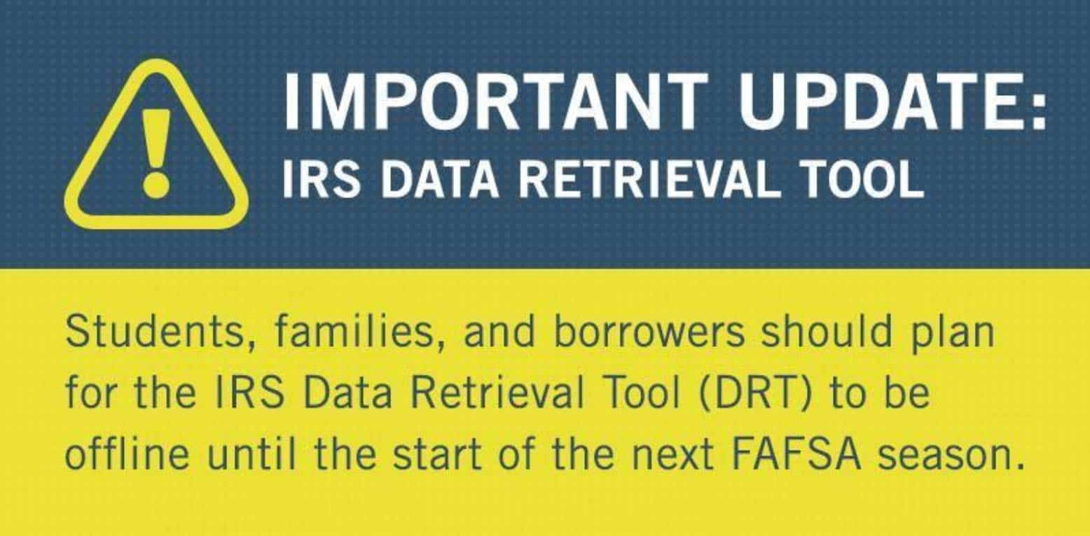 IRS Retrieval Tool Alert