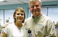 Student Interns with Girl Scouts