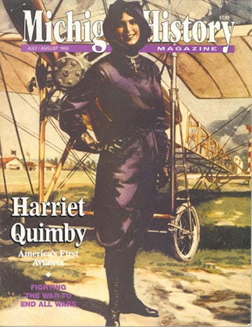Harriet on the cover of Michigan History magazine