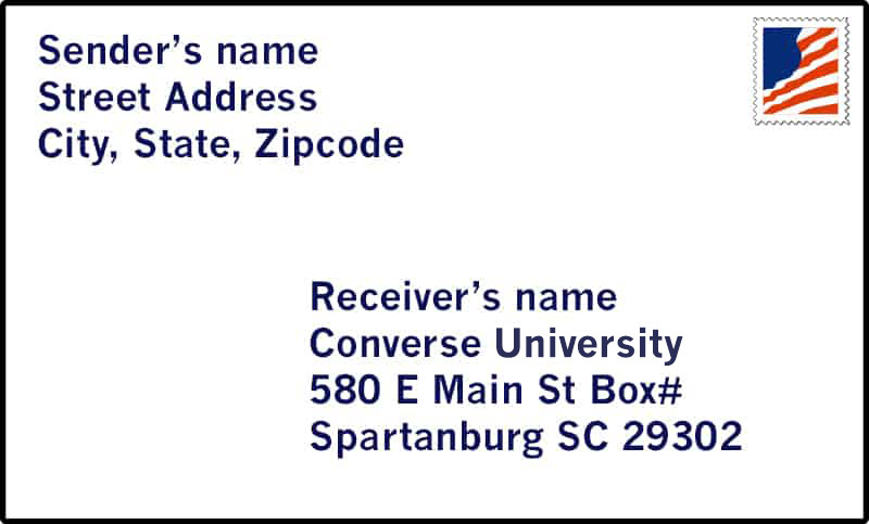 In-bound mail example