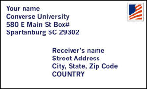 Outgoing mail example USPS