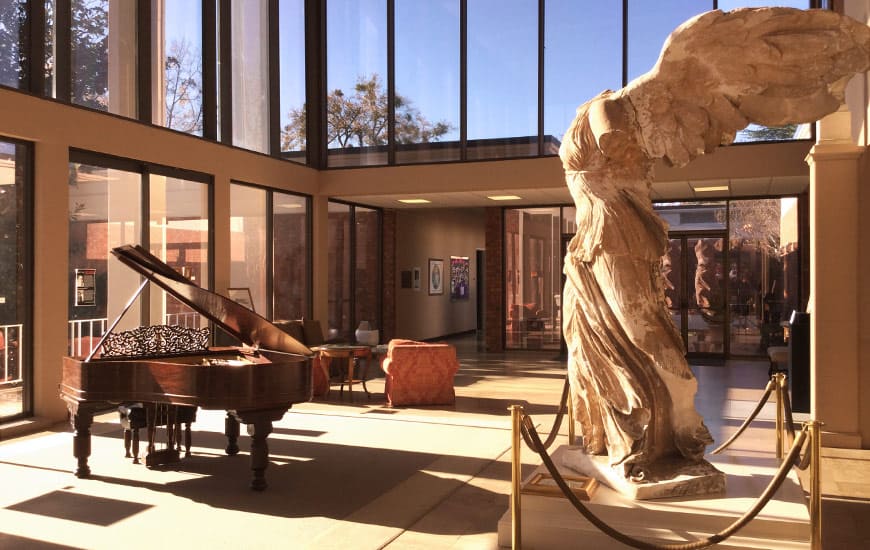 Blackman Music Hall main floor lobby