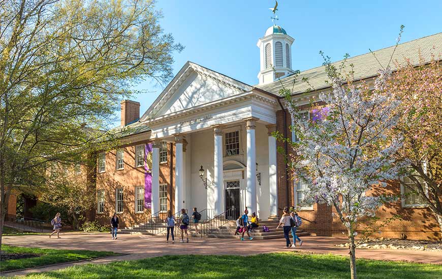 Carmichael Hall main entrance