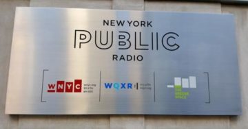 New York Public Radio Sign