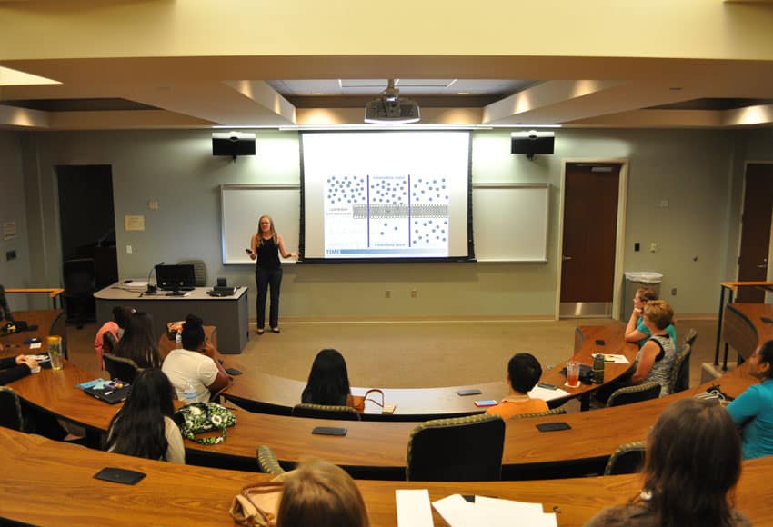 Ashley Thompson presents INBRE research