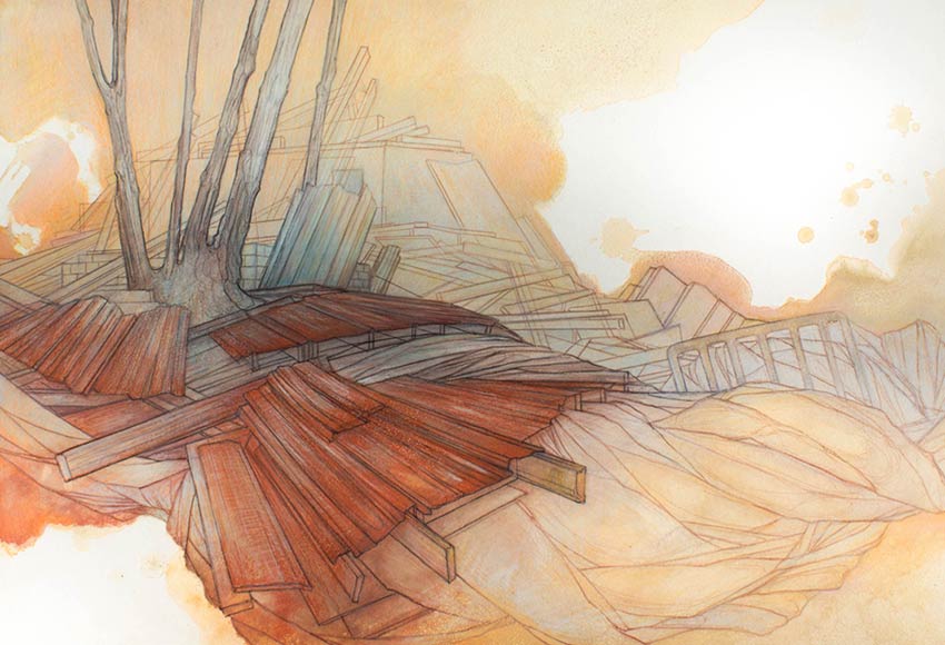 Carly Drew studio art