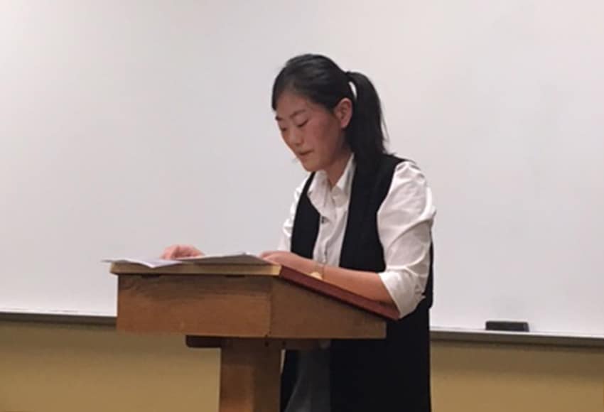 Philosophy student Hope Seo