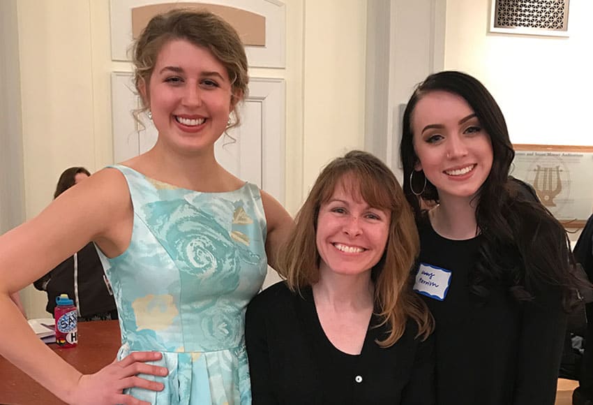 Caroline Bosworth, Sharalynn Hicks, and Abigail Parrish