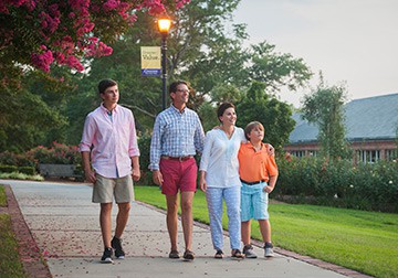 President Krista Newkirk with her family