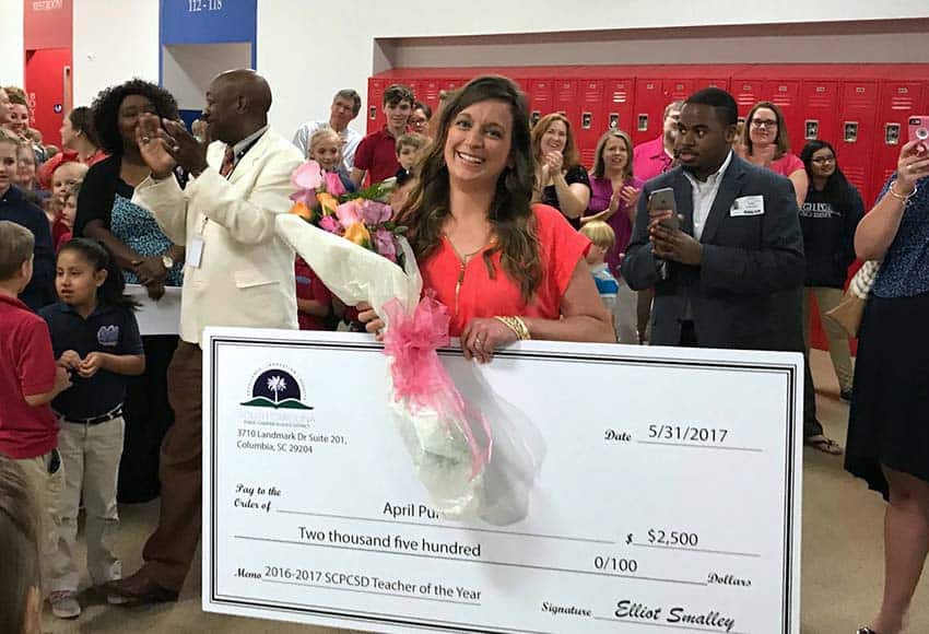 Education grad April Willard Purser