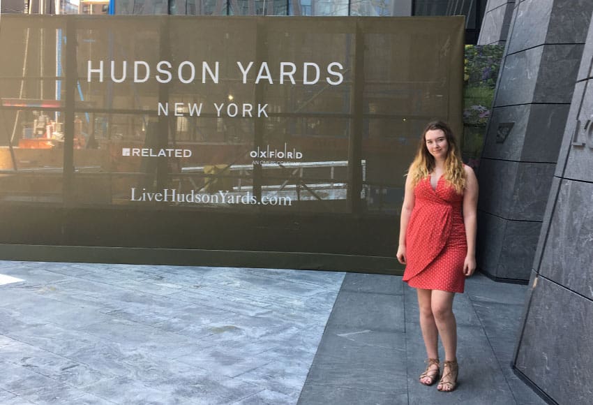 Mary Louise Platter interned in NYC