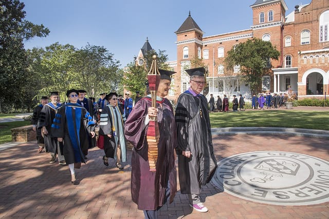 converse college graduation 2018