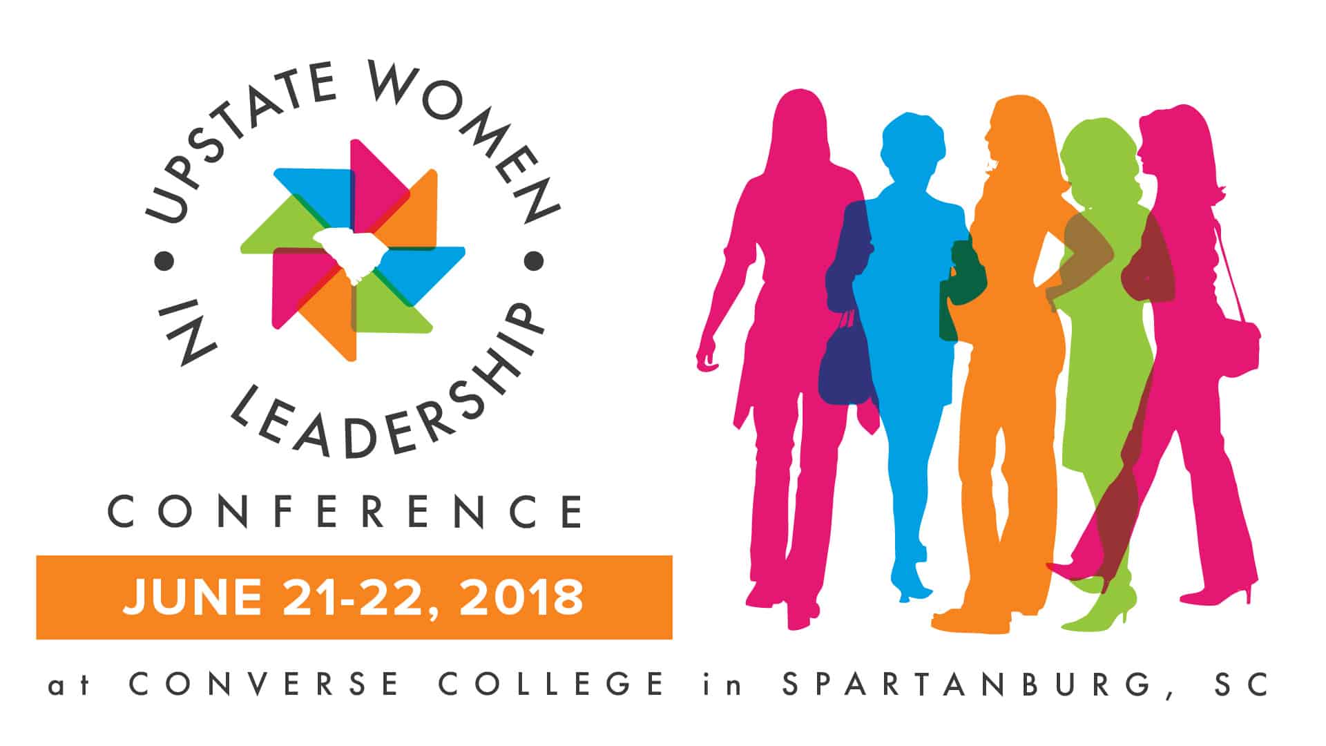 Upstate Women In Leadership graphic and save the date