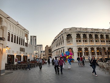 Street scene in Qatar