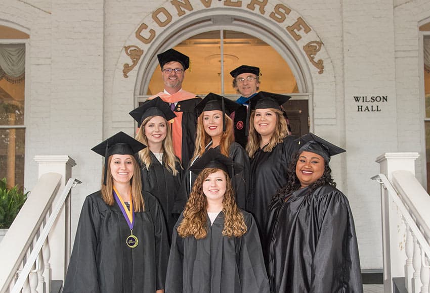 converse college graduation 2018