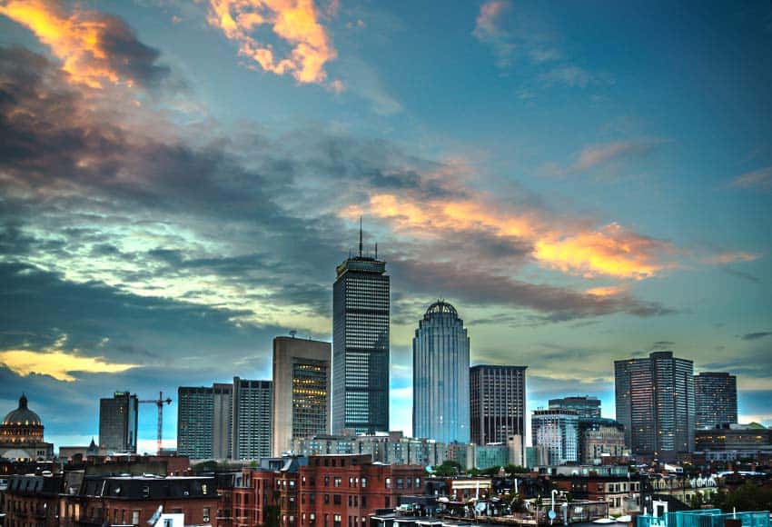 Stock photo of Boston skyline