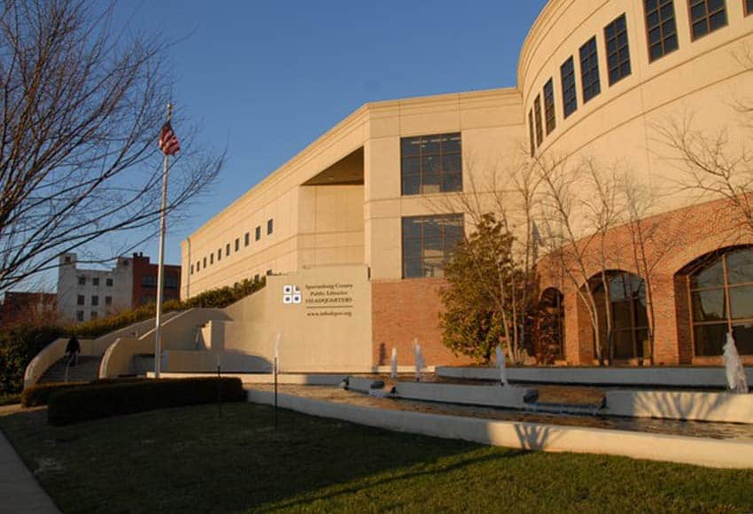 Photo of Spartanburg library
