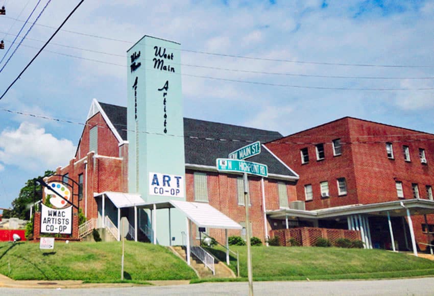 Photo of West Main Artists co-op building