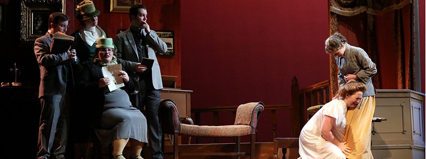 Scene from Converse Opera Theatre production