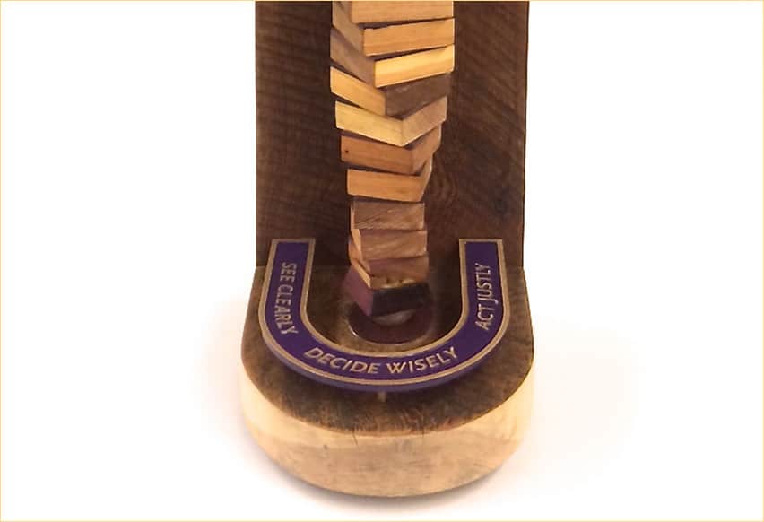Close up of mace