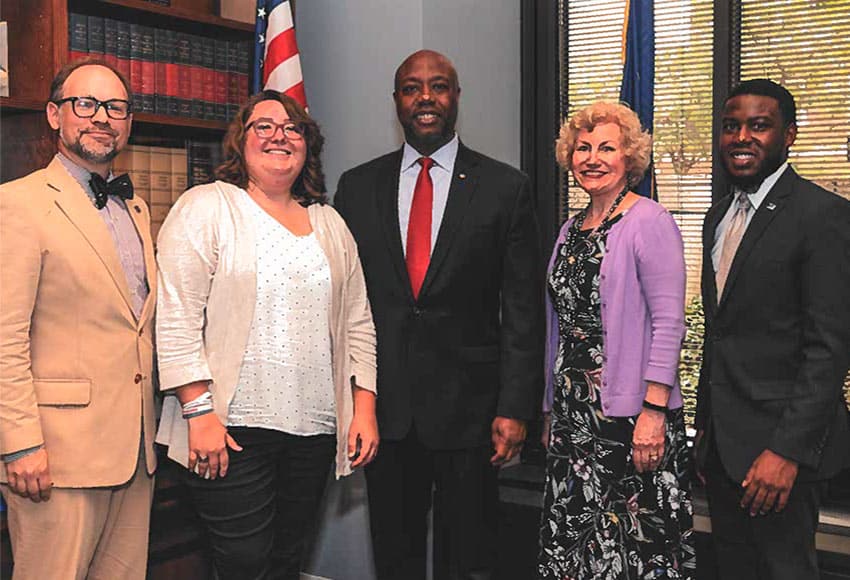 Dr. Foy with Tim Scott