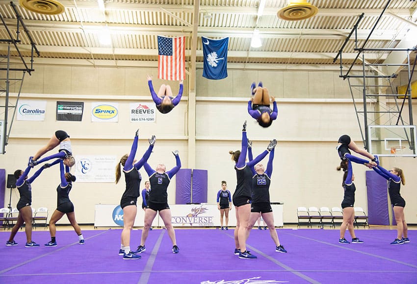 Converse College Acrobatics and Tumbling Team