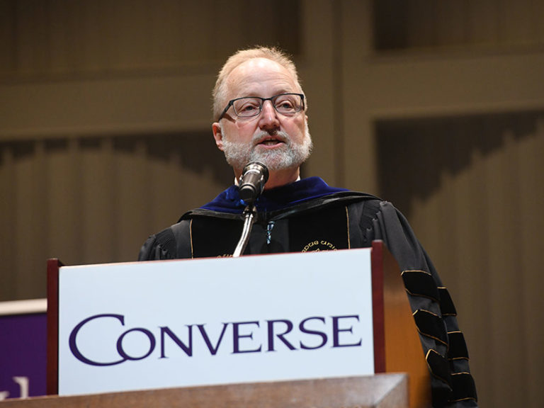 Converse University President Jeff Barker
