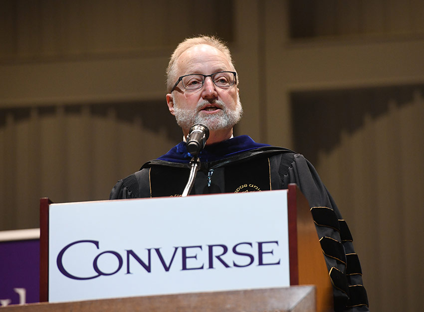 Converse University President Jeff Barker