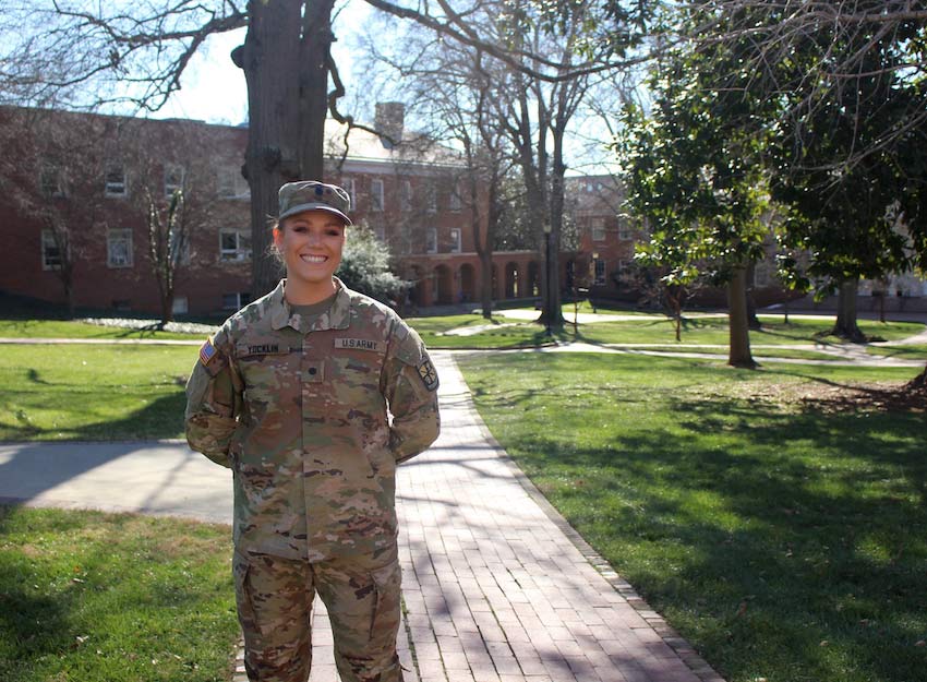 Madison Yocklin Photo on campus outdoors