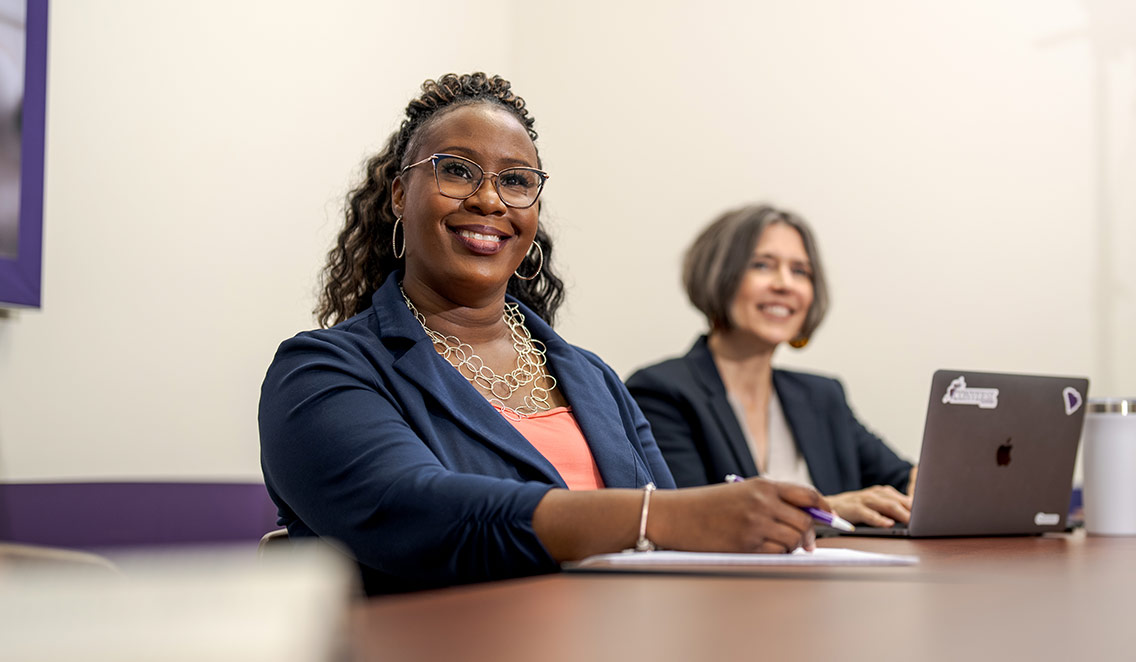 Graduate students at Converse
