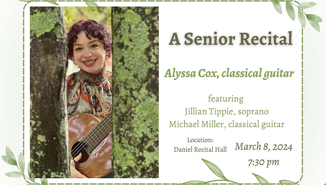 Converse senior guitar recital