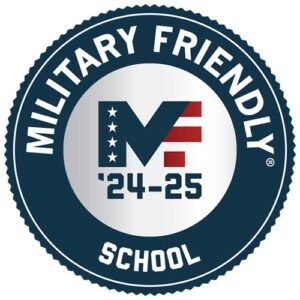 Silver seal for military friendly school