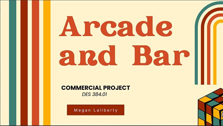 The words 'Arcade and Bar