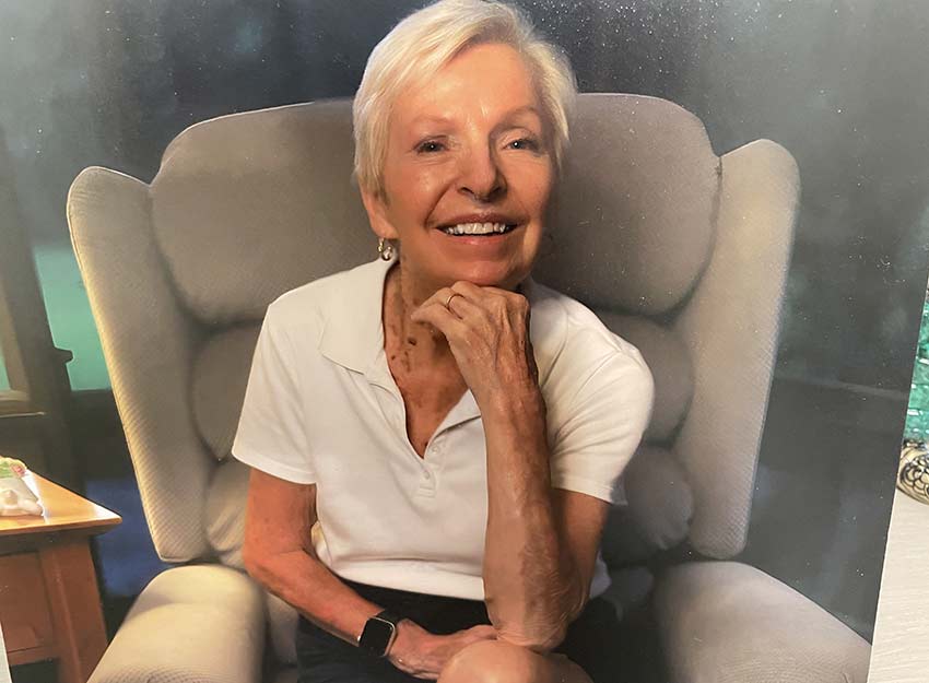 Portrait of Beautsie smiling