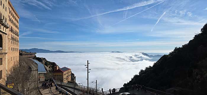 A view of impressive clouds in Spain