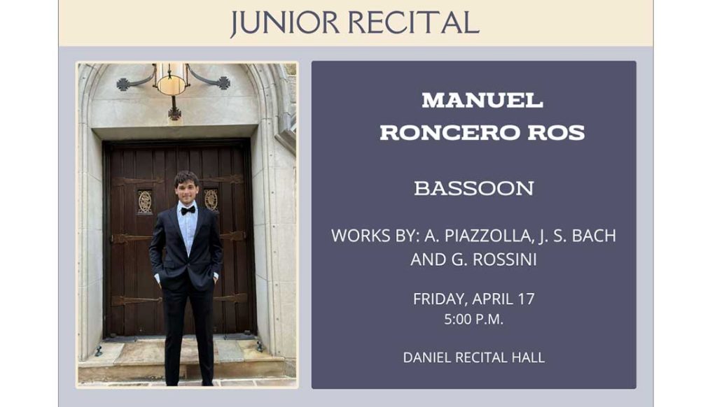 Manuel Roncero Ros stands in front of a doorway