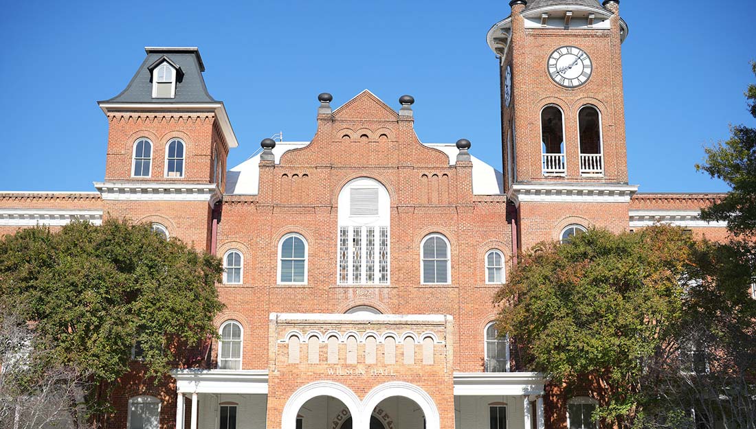 The front of Wilson Hall