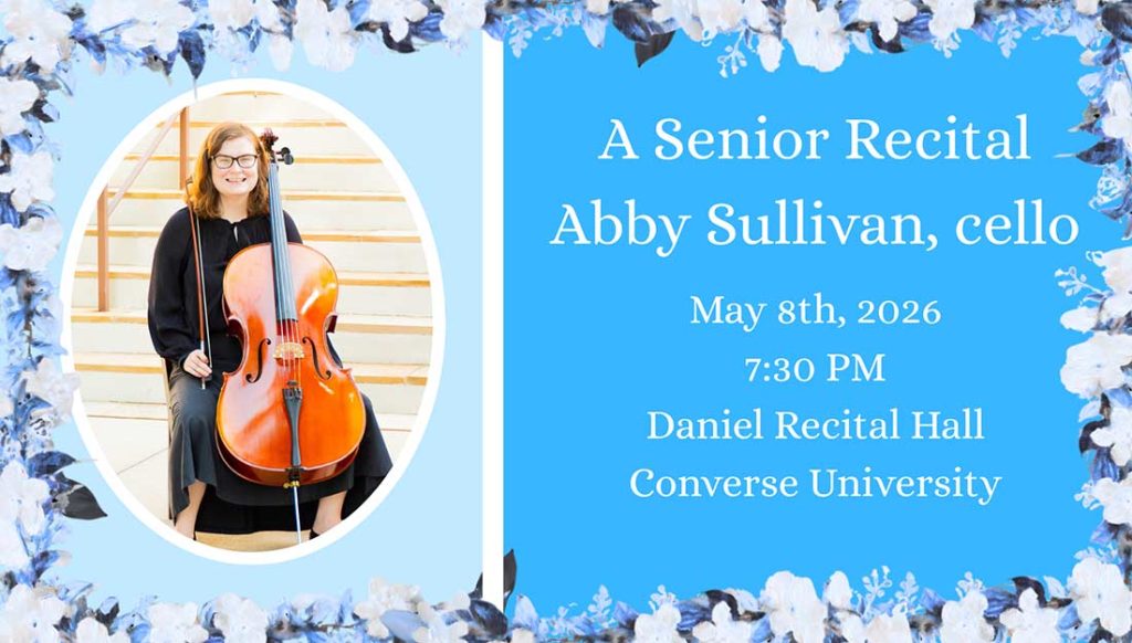Abby holds their cello