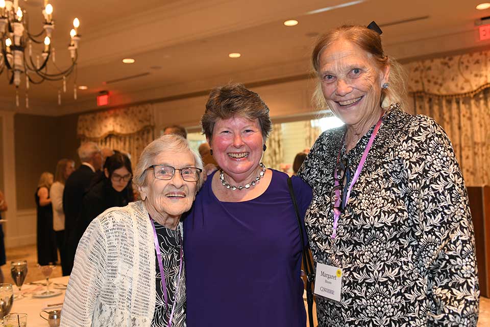 Ann with Converse faculty at Reunion 2026