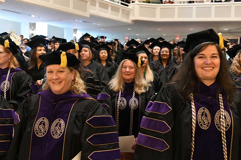 Close up photo of Converse 2026 Graduate students