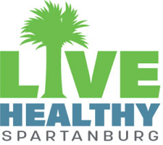 Live healthy Spartanburg logo