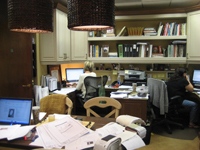 Busy office interior